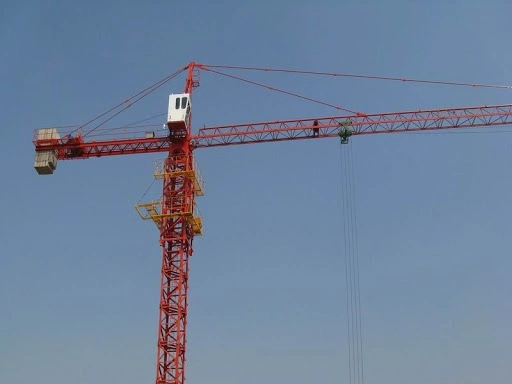 China Mobilecrane 25t Slewing Motor Luffing-Jib Tower Crane L400-25