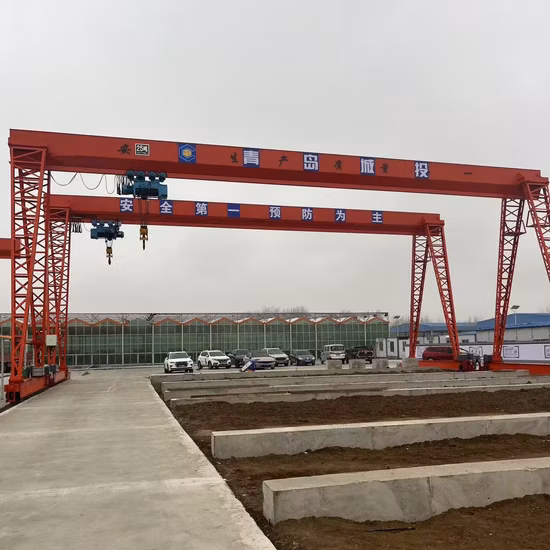 Открытый заводской однобалочный козловой кран типа L