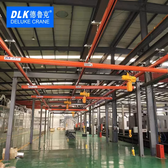 Легкая гибкая крановая система с подвесным рельсом Dlk Kpk